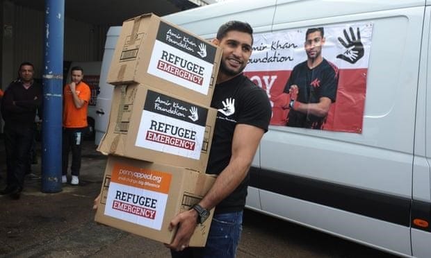 Amir Khan Syrian Refugee Support | Fighting Arts Health Lab