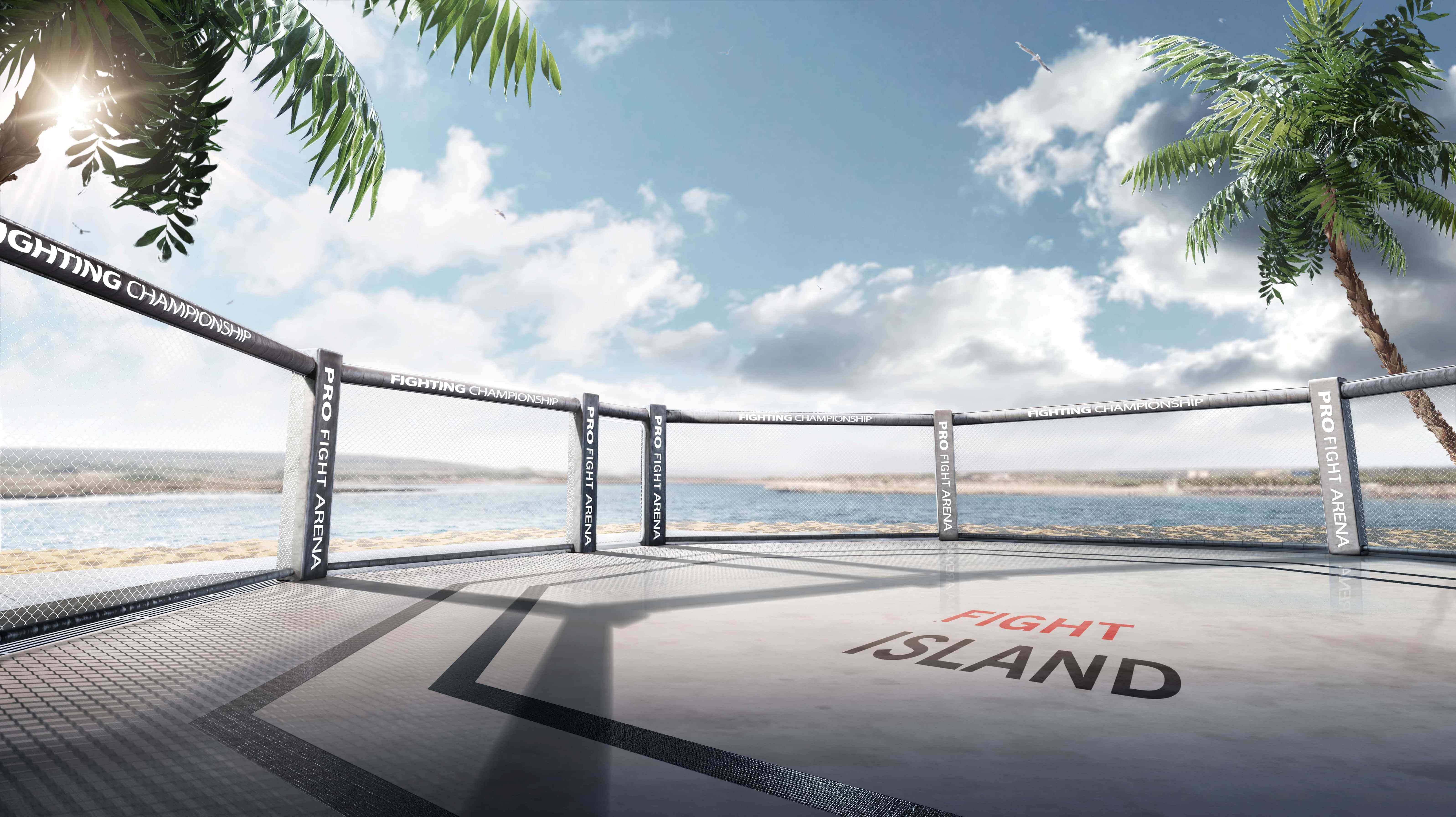 Yas Fight Island Outdoor Cage | Fighting Arts Health Lab