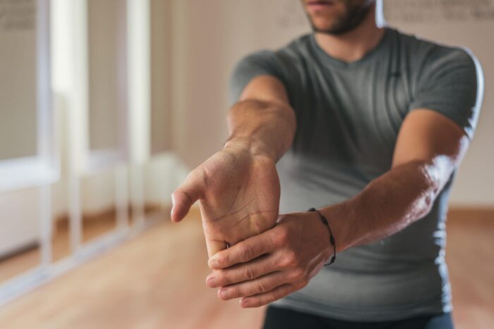 Tennis Elbow Forearm Stretch | Fighting Arts Health Lab