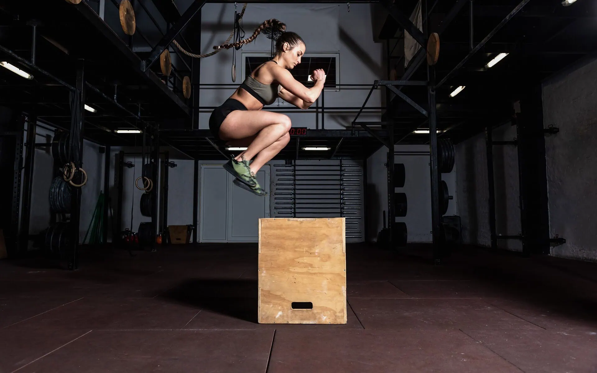 Effective Superset Training Woman Box Jumping | Fighting Arts Health Lab
