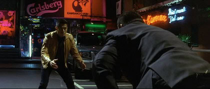 Johnny To's Throwdown Night Street Fight Scene