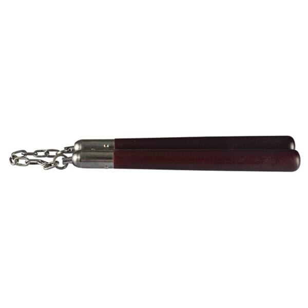 RICE WOOD MAHOGANY NUNCHAKU - Image 3