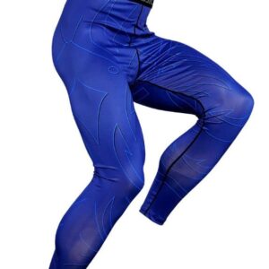 Men's Premium BJJ Spats | Geometric Collection Blue