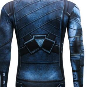 Winter Soldier BJJ Rash Guard Long Sleeve Back
