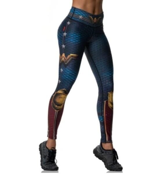 Wonder Woman High Waisted BJJ Compression Spats