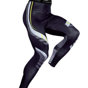 Men's Premium BJJ Spats | Geometric Collection Black