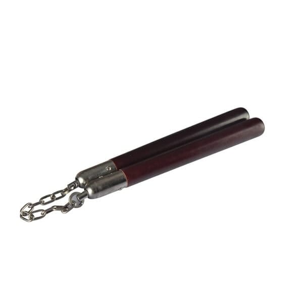 RICE WOOD MAHOGANY NUNCHAKU - Image 2